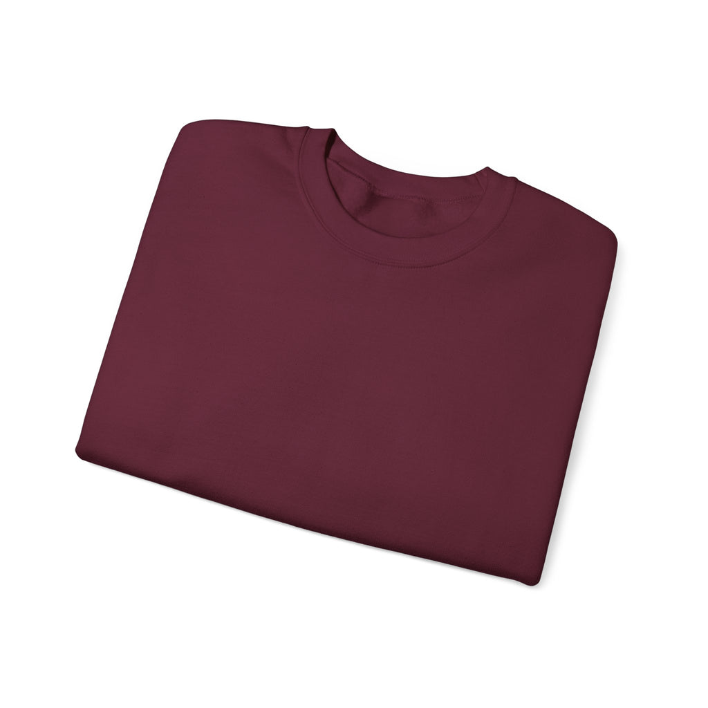 Crewneck Sweatshirt — Back Graphic Positive Notes Design ("A Place For Everyone Here")