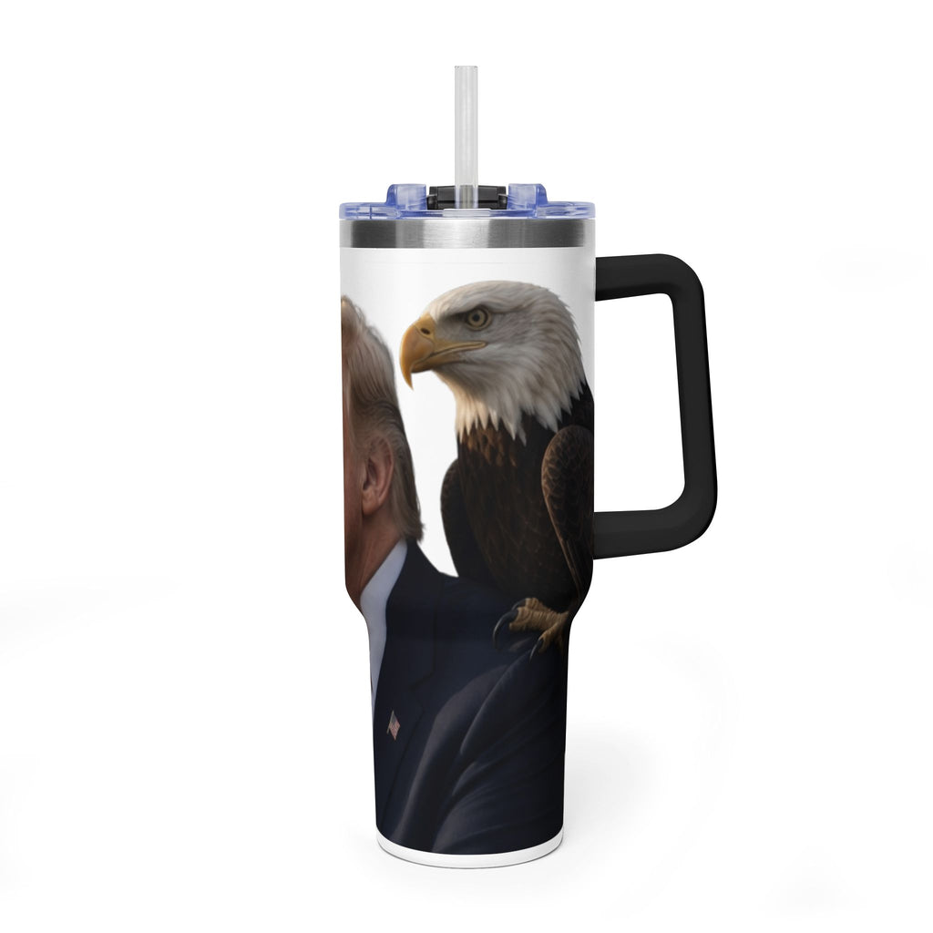 40oz Vacuum Tumbler — Thoughtful Portrait Travel Mug