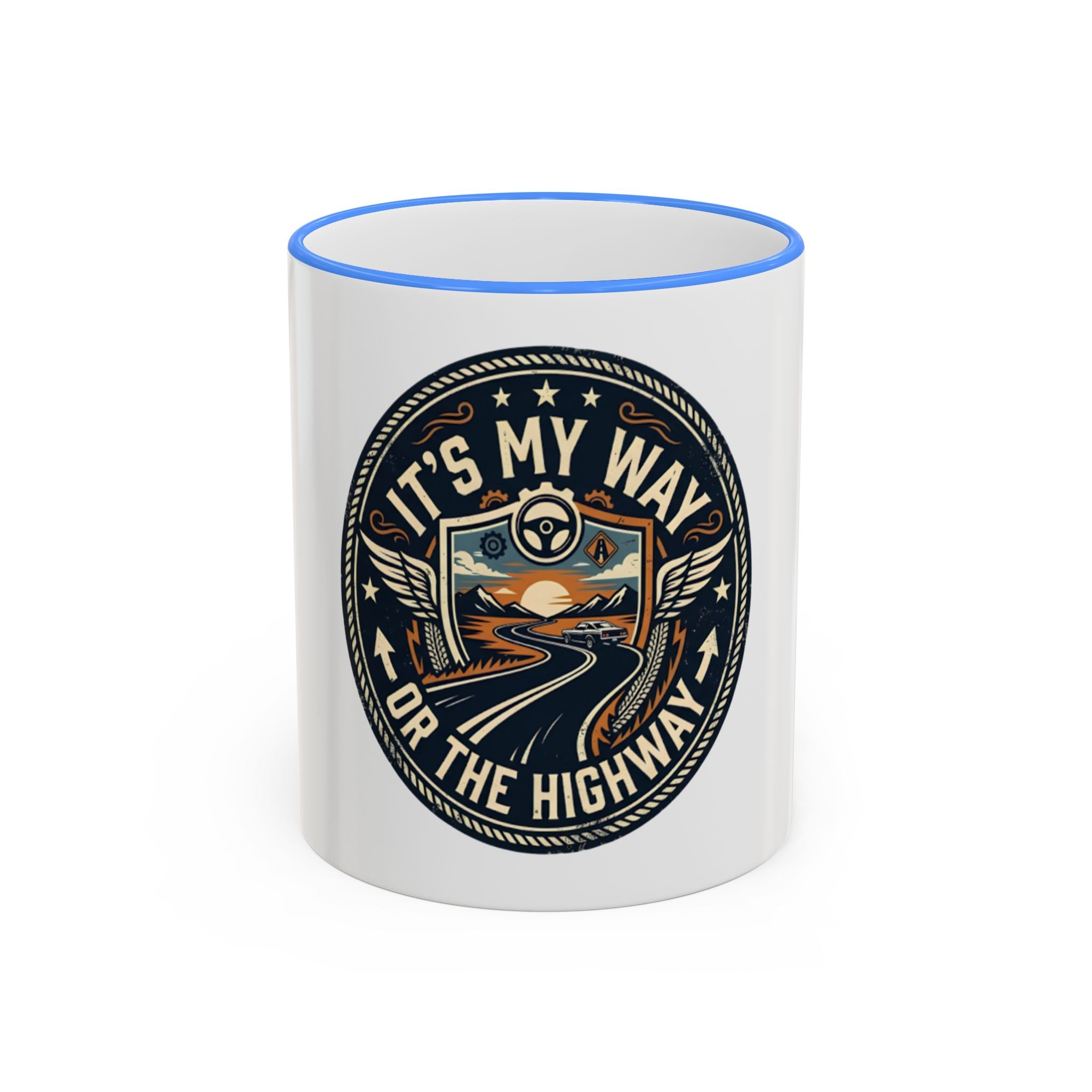 Accent Rim & Handle Mug (11oz, 15oz)
