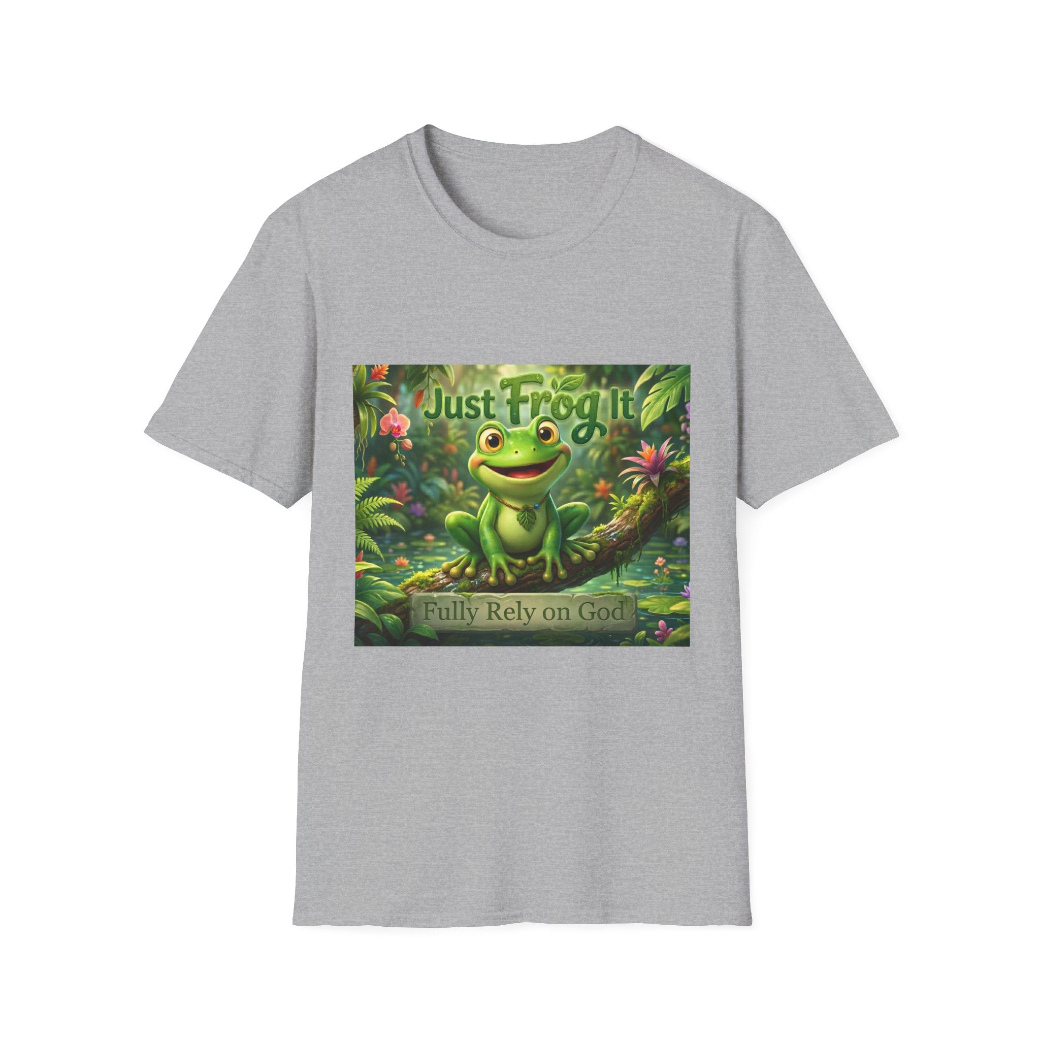 Just Frog It T-Shirt — Cute Frog Graphic Tee ("Just Frog It")