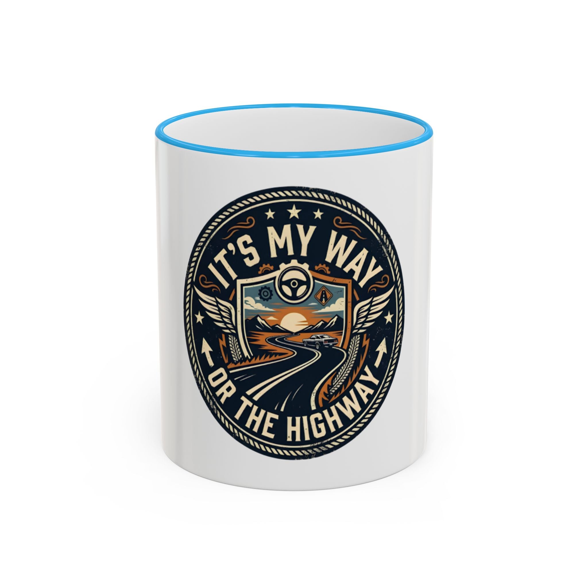 Accent Rim & Handle Mug (11oz, 15oz)