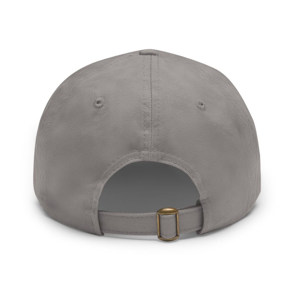 Frog Patch Dad Hat — 'Just Frog It' Leather Patch Baseball Cap