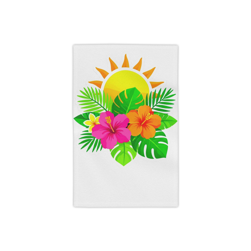 Tropical Hibiscus Sun Beach Towel