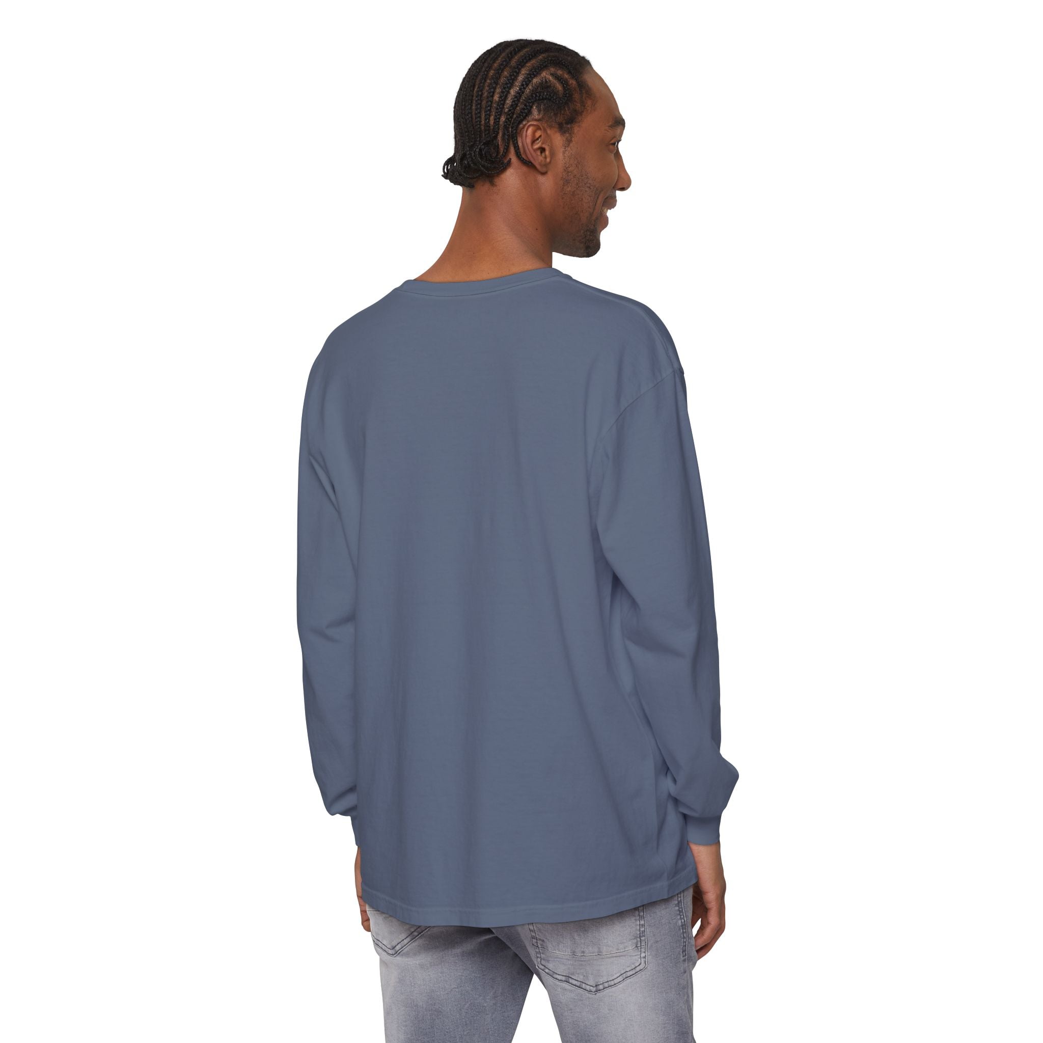 Cute Rainbow Cats Holding Hands Long Sleeve Tee – "Love" Graphic