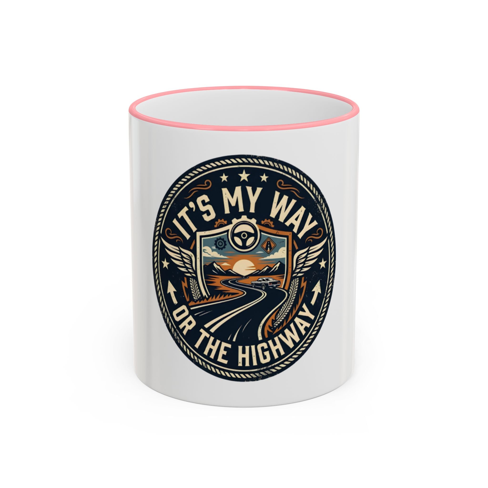 Accent Rim & Handle Mug (11oz, 15oz)