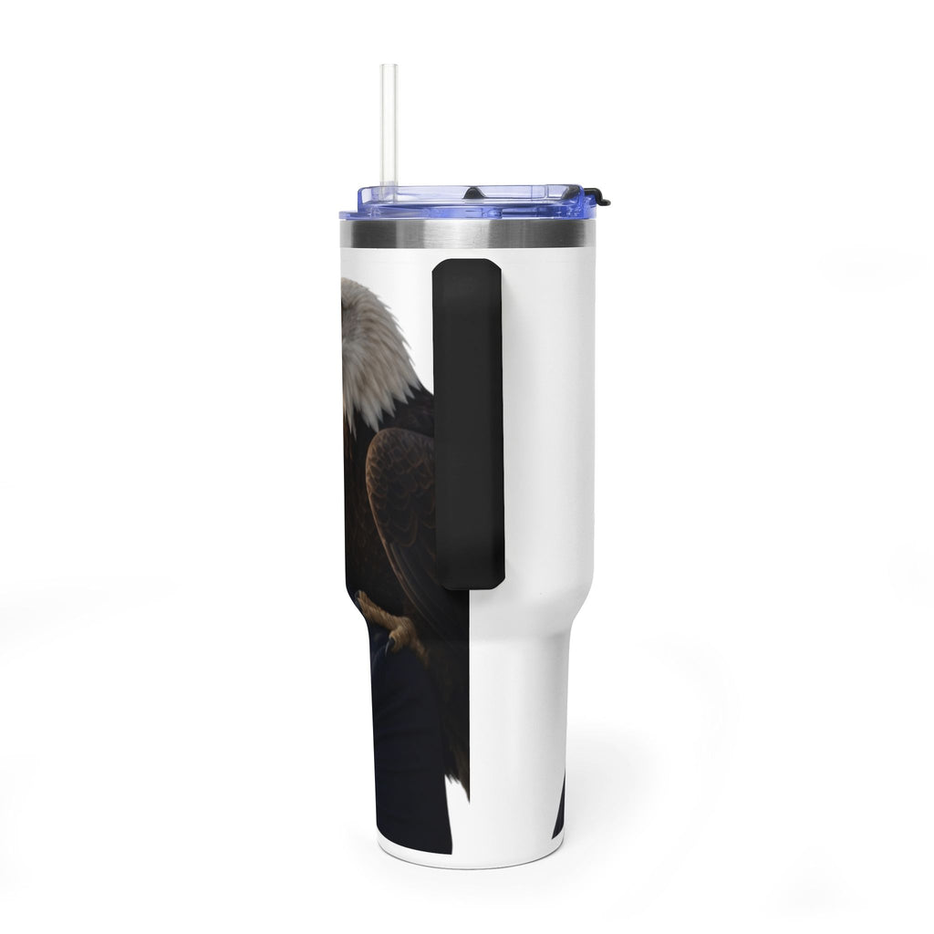 40oz Vacuum Tumbler — Thoughtful Portrait Travel Mug