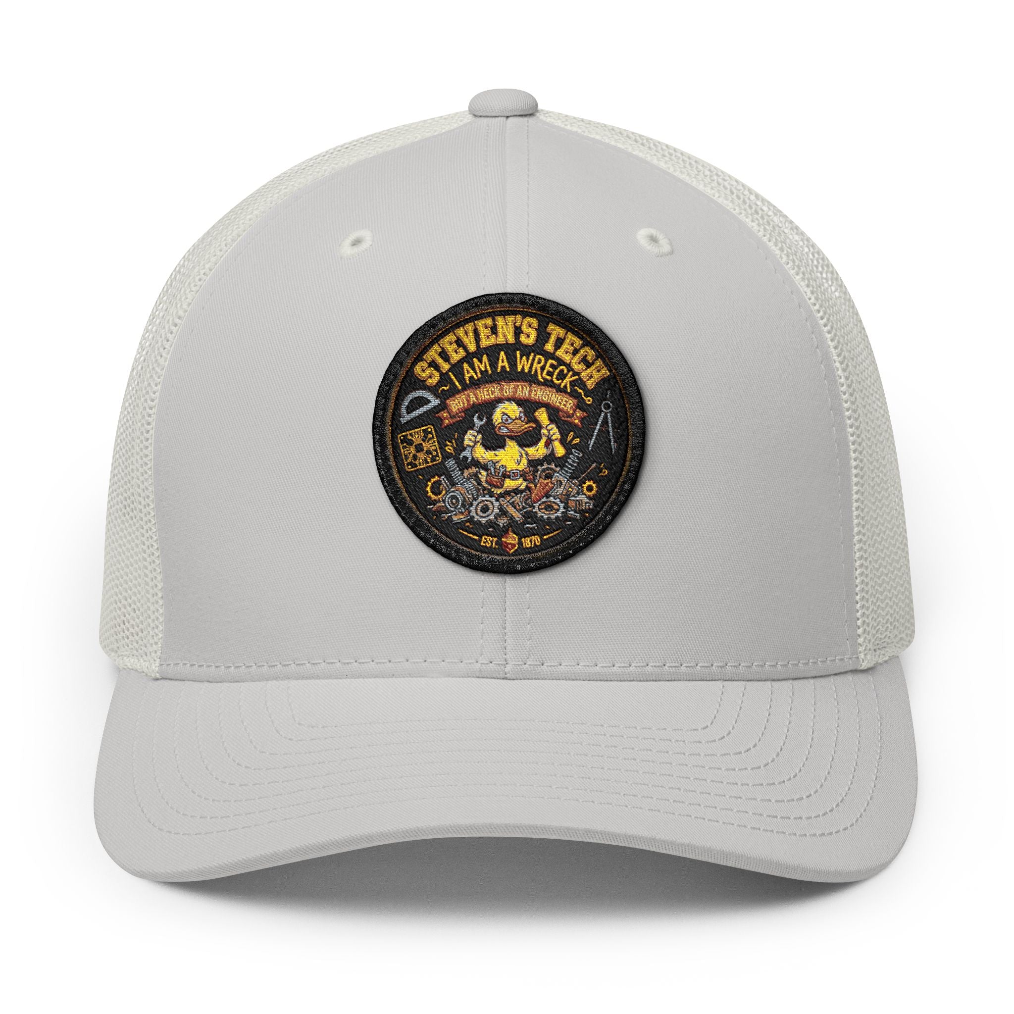Snapback Trucker Cap with Patch (Embroidery)