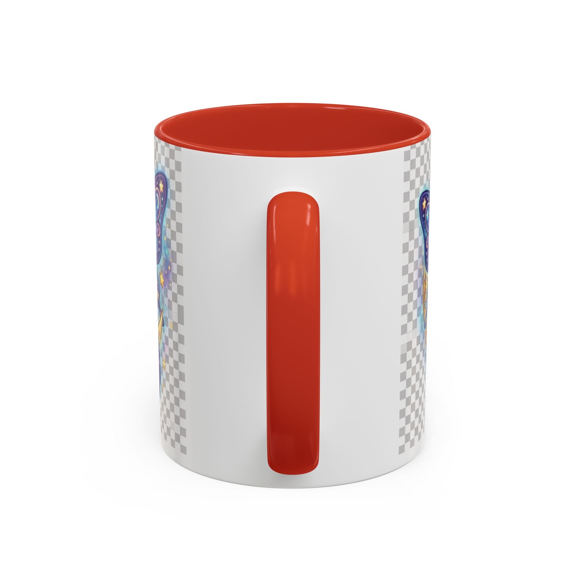Magic Moon Cat Accent Mug — Cute Fantasy Butterfly Kitty Coffee Cup (11/15oz)