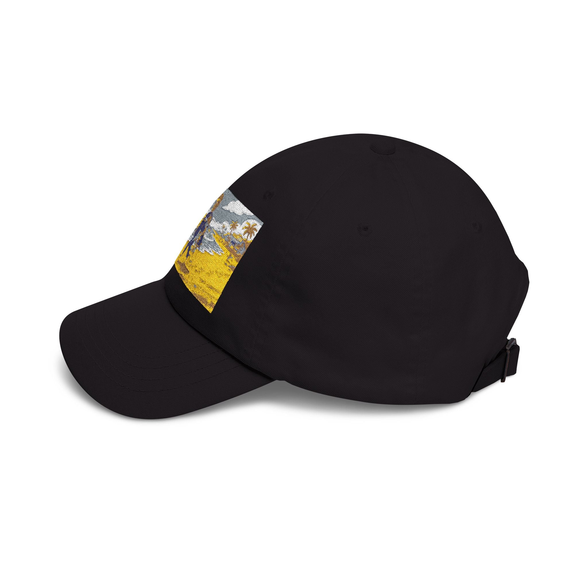 Dad Cap — Vintage Child with Kite Embroidered Baseball Hat