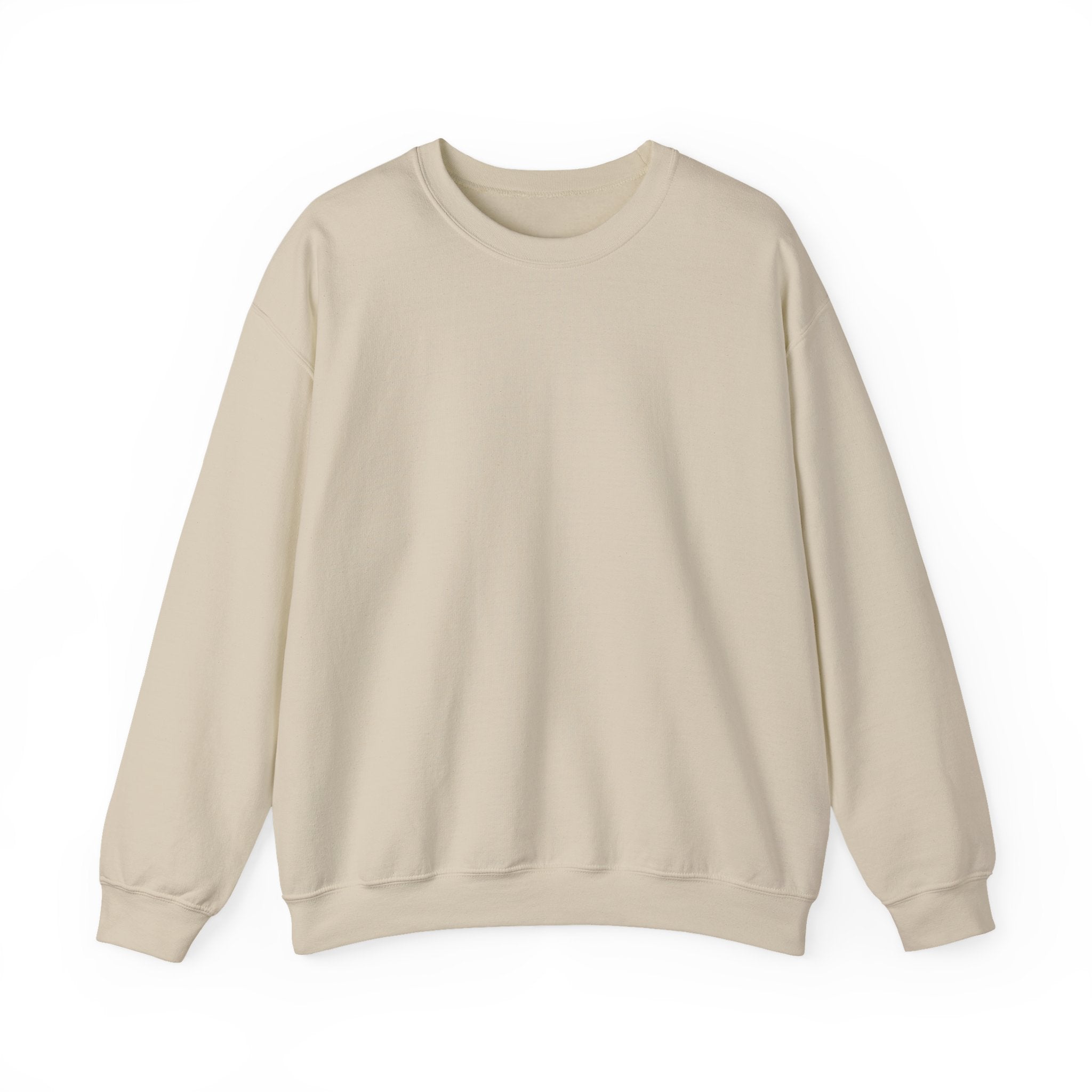 Crewneck Sweatshirt — Back Graphic Positive Notes Design ("A Place For Everyone Here")