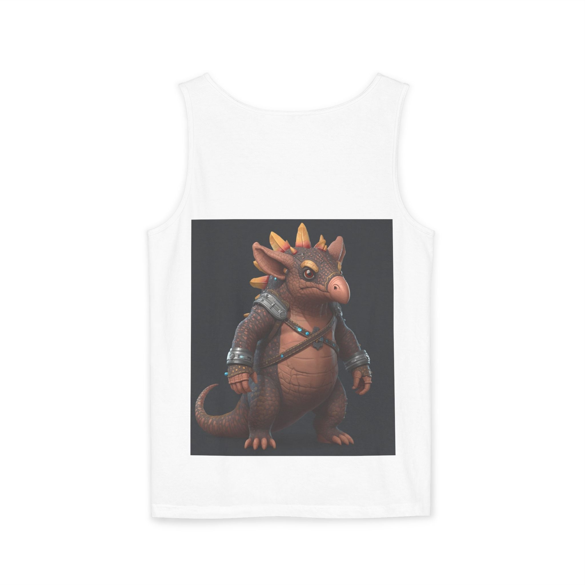 Dragon Warrior Tank Top — Cute Armored Baby Dragon Graphic