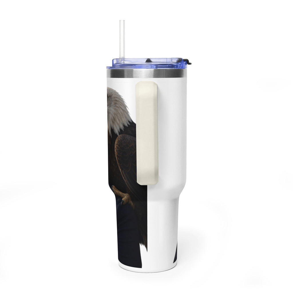 40oz Vacuum Tumbler — Thoughtful Portrait Travel Mug