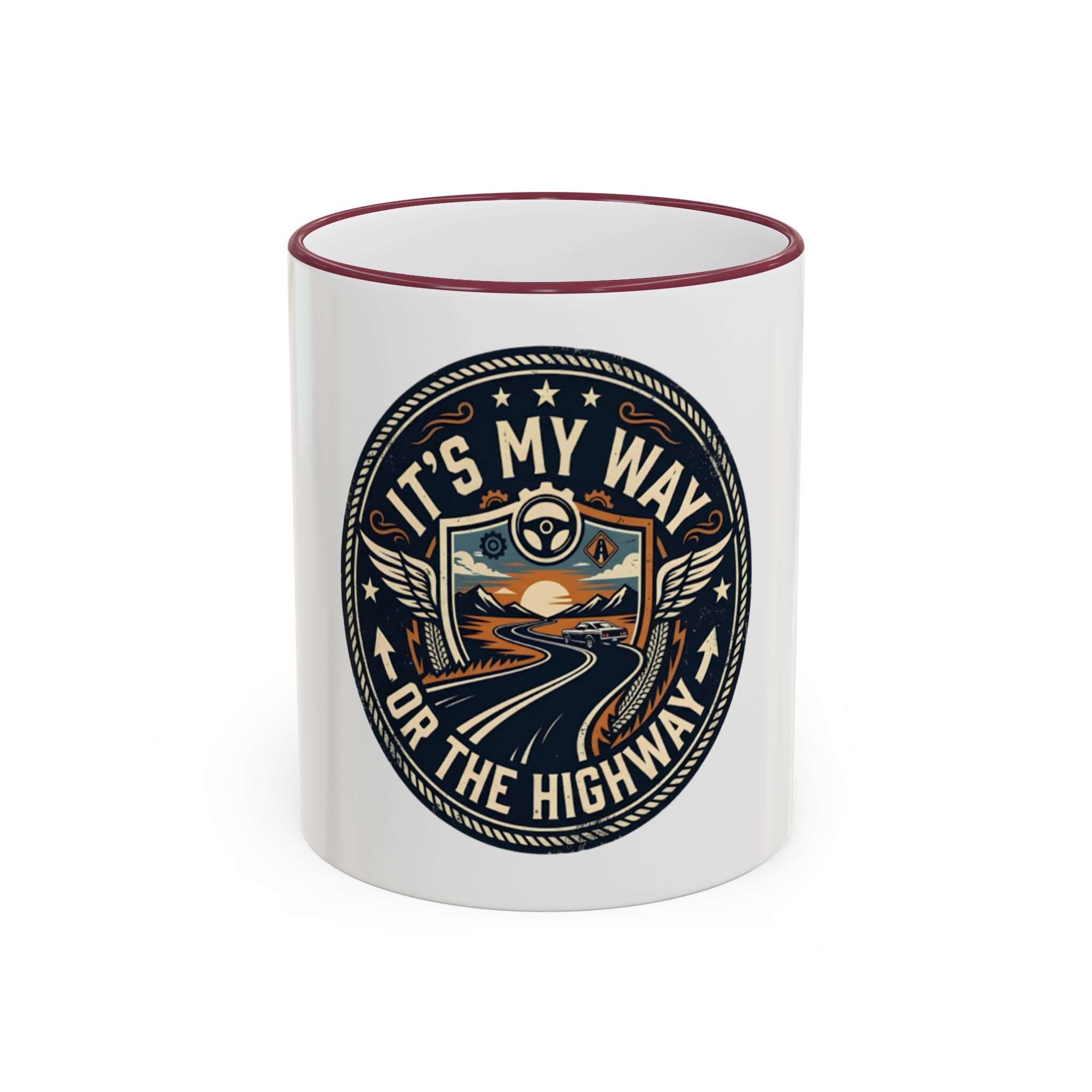 Accent Rim & Handle Mug (11oz, 15oz)