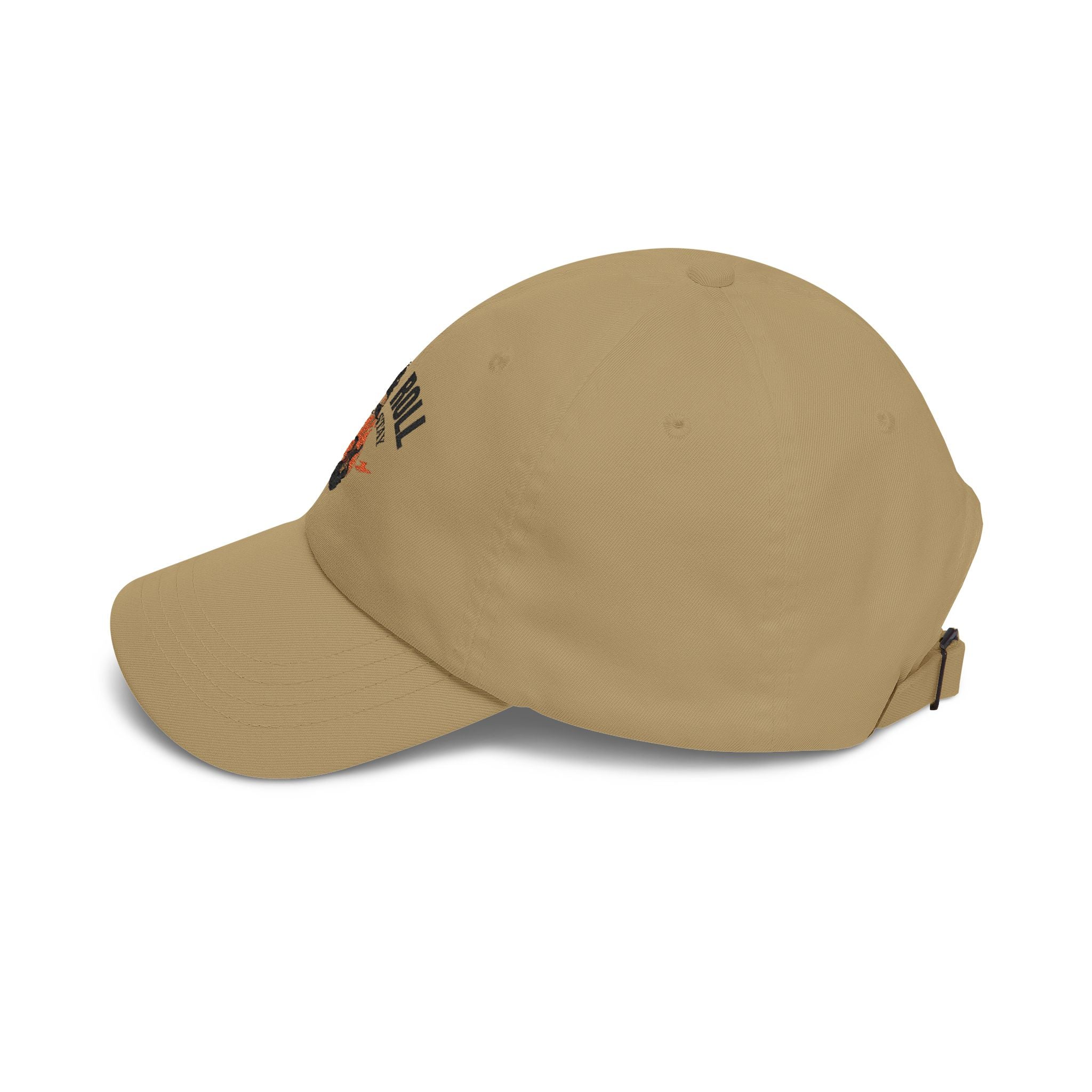 Rock & Roll Dad Cap — Retro Guitar Flames Baseball Hat