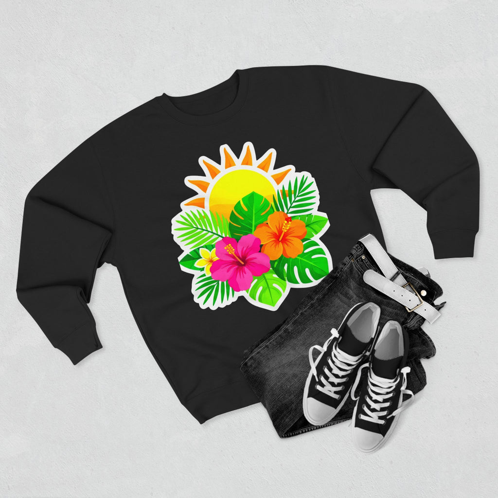 Tropical Hibiscus Crewneck Sweatshirt