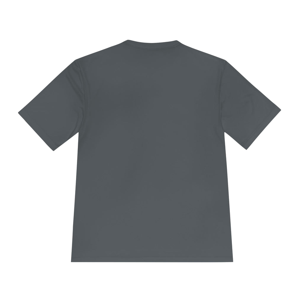 Wazup Colorblock Graphic Tee — Retro Pop 'Wazup' Moisture-Wicking Shirt